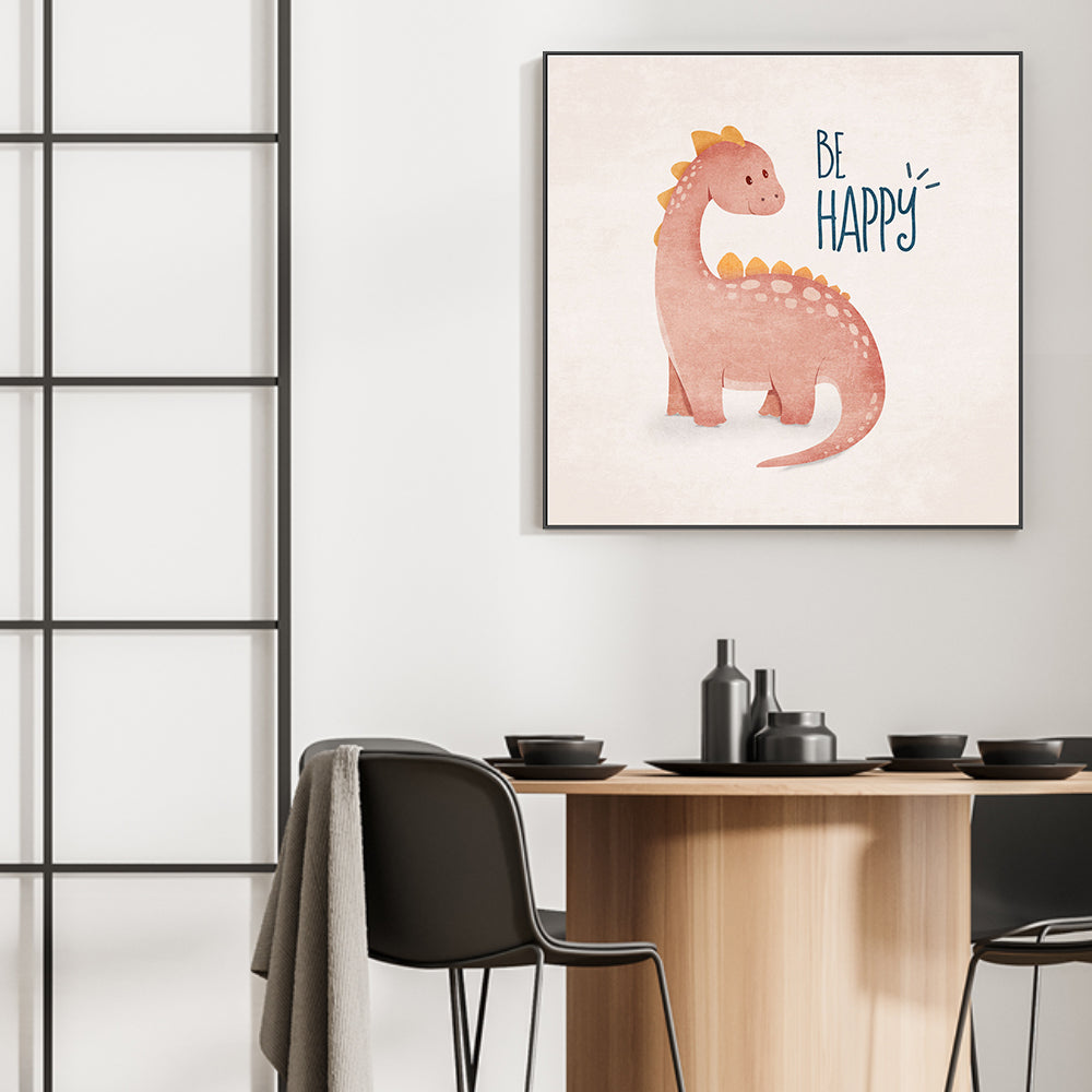 wall-art-print-canvas-poster-framed-Be Happy , By Emel Tunaboylu-GIOIA-WALL-ART