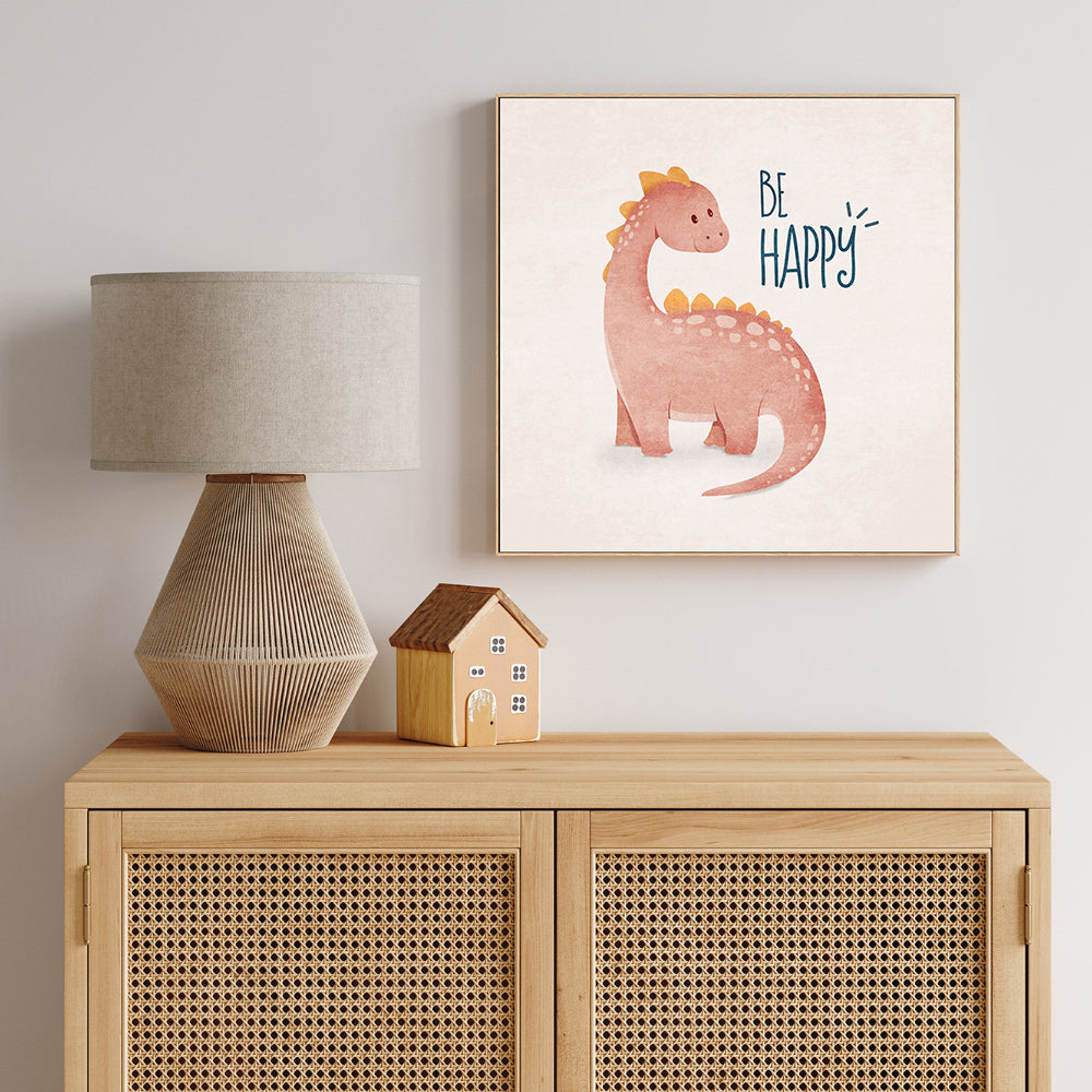 wall-art-print-canvas-poster-framed-Be Happy , By Emel Tunaboylu-GIOIA-WALL-ART