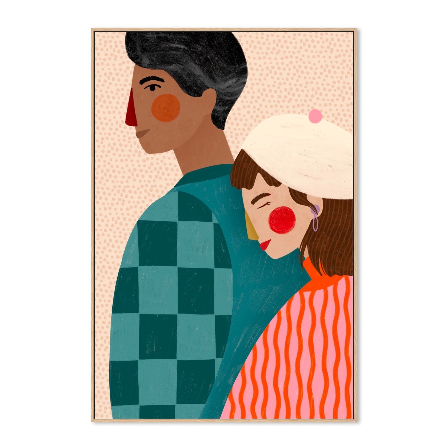 wall-art-print-canvas-poster-framed-Be My Valentine , By Bea Muller-4