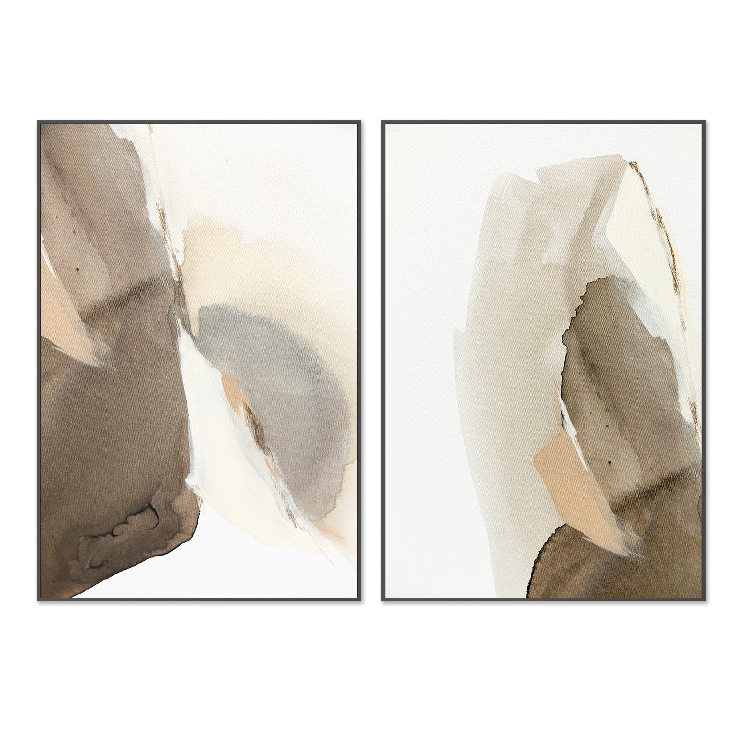 wall-art-print-canvas-poster-framed-Be Still And Know, Style A & B, Set Of 2 , By Cecelia Cheung-3