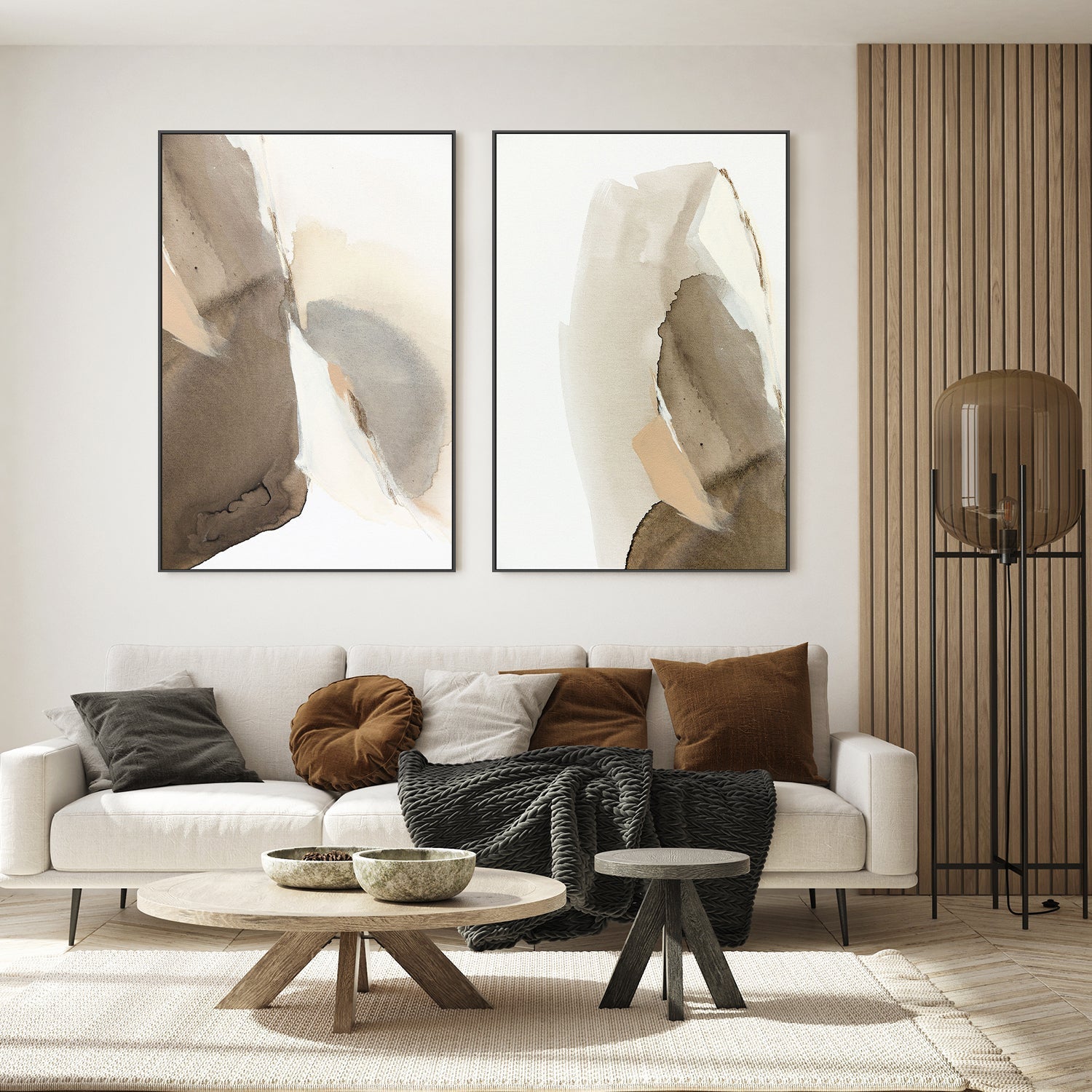 wall-art-print-canvas-poster-framed-Be Still And Know, Style A & B, Set Of 2 , By Cecelia Cheung-7
