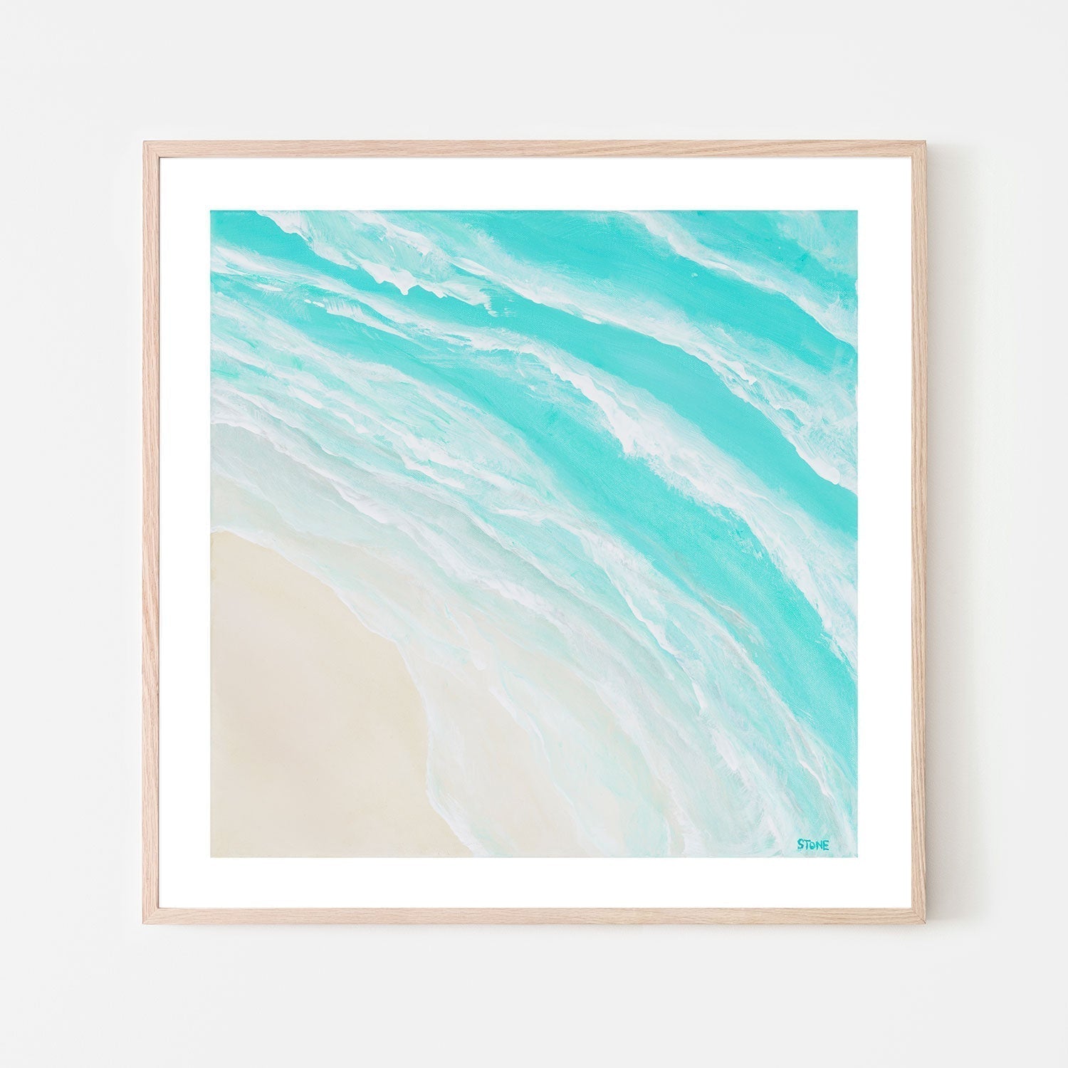 wall-art-print-canvas-poster-framed-Beach Above , By Belinda Stone-GIOIA-WALL-ART