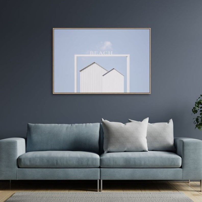 Beach, by Harry Verschelden-Gioia-Prints-Framed-Canvas-Poster-GIOIA-WALL-ART