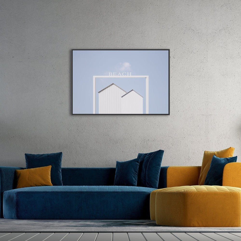 Beach, by Harry Verschelden-Gioia-Prints-Framed-Canvas-Poster-GIOIA-WALL-ART