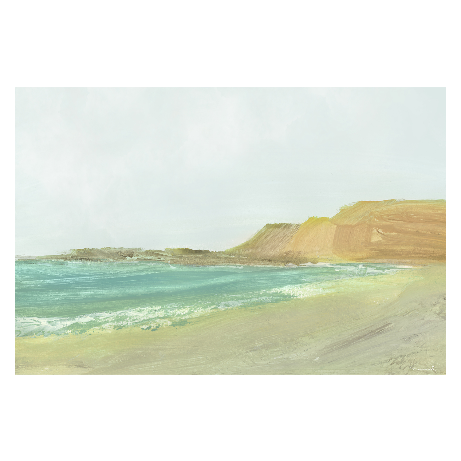 wall-art-print-canvas-poster-framed-Beach Cove , By Dan Hobday-1