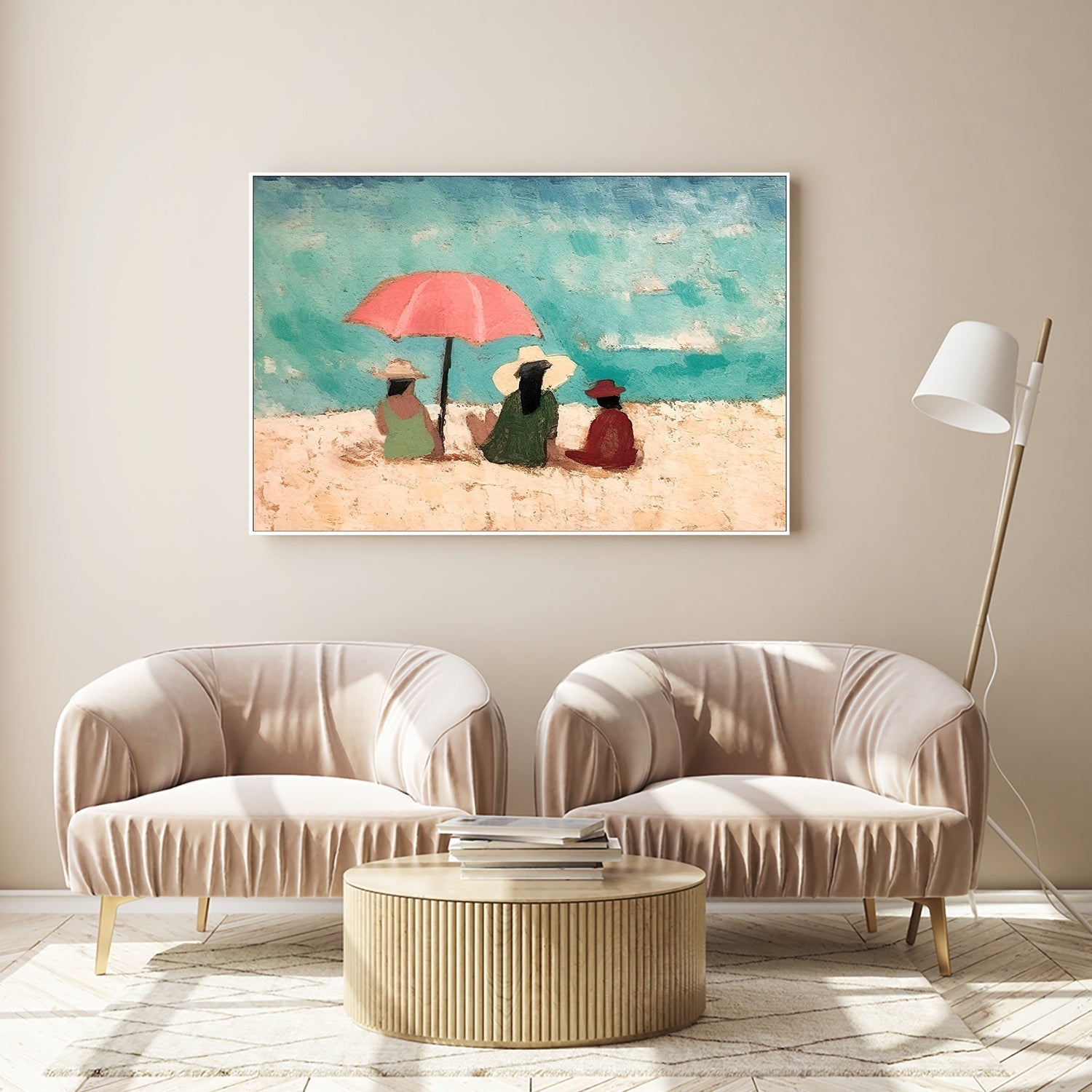 wall-art-print-canvas-poster-framed-Beach Day , By Lady Hana-7