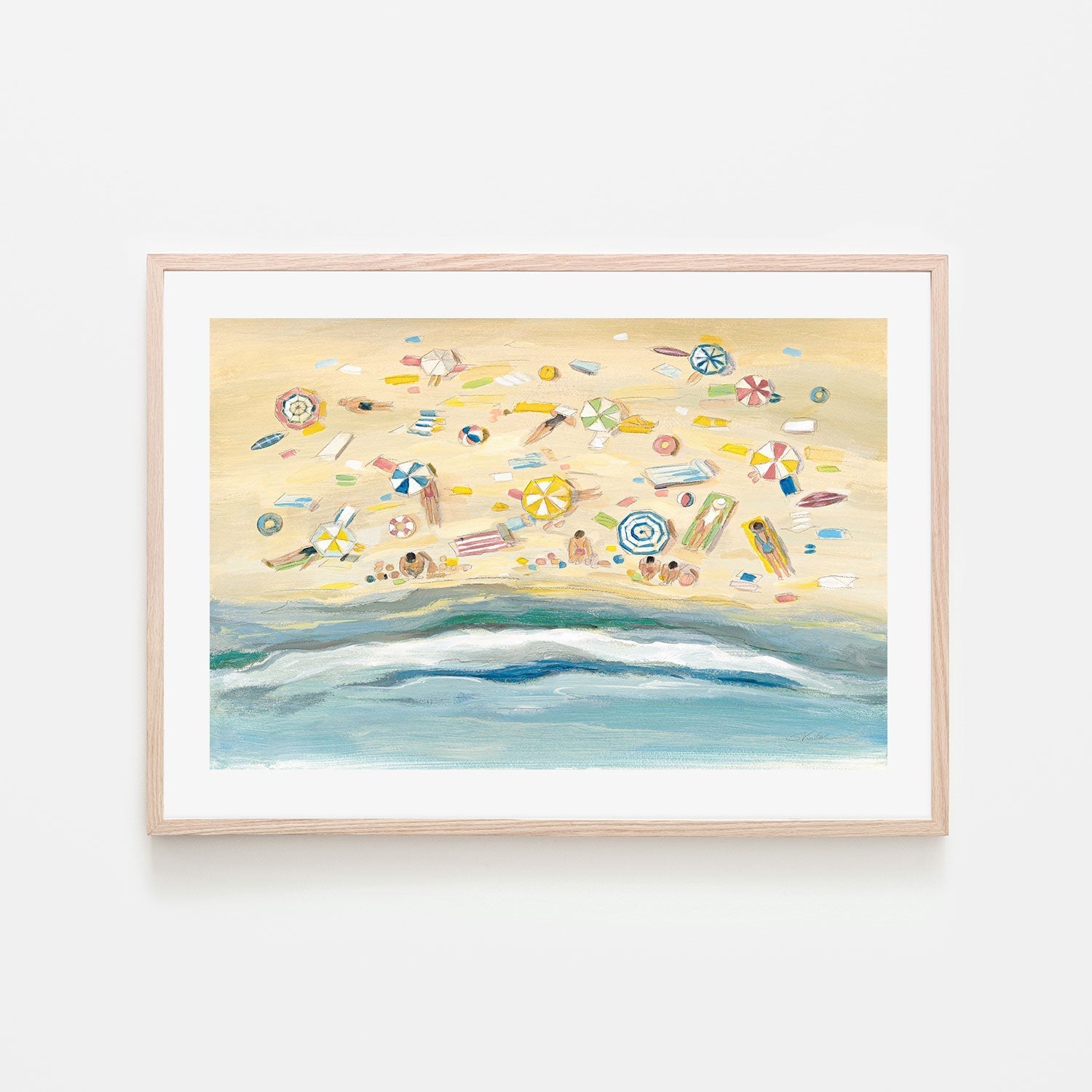 wall-art-print-canvas-poster-framed-Beach Day , By Silvia Vassileva-GIOIA-WALL-ART