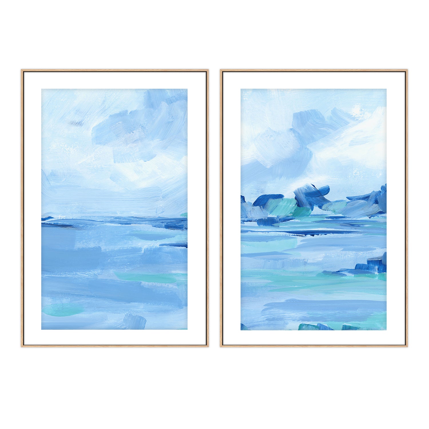 wall-art-print-canvas-poster-framed-Beach Escape , Style A & B , Set Of 2 , By Jetty Home-6