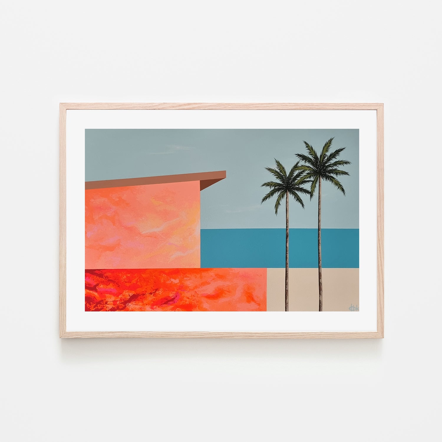 wall-art-print-canvas-poster-framed-Beach House, Style C , By Michelle Jirsensky-6