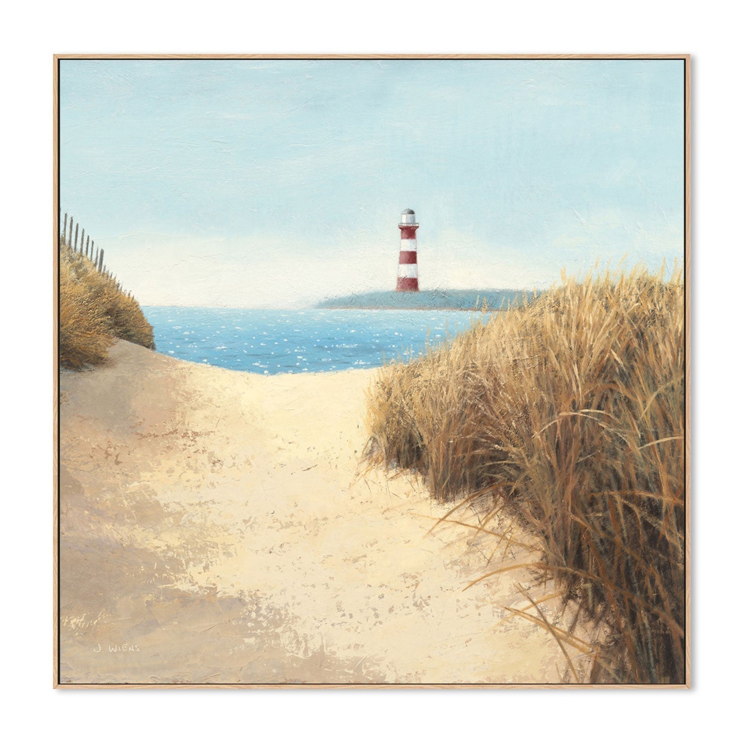 wall-art-print-canvas-poster-framed-Beach Path-by-James Wiens-Gioia Wall Art