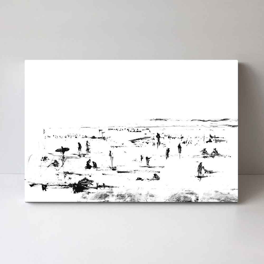 wall-art-print-canvas-poster-framed-Beach People , By Dan Hobday-by-Dan Hobday-Gioia Wall Art
