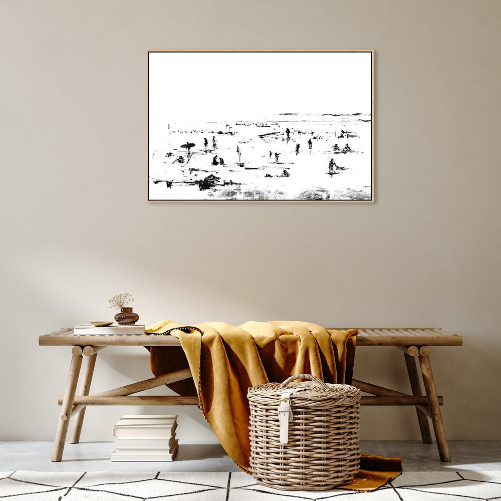 wall-art-print-canvas-poster-framed-Beach People , By Dan Hobday-by-Dan Hobday-Gioia Wall Art