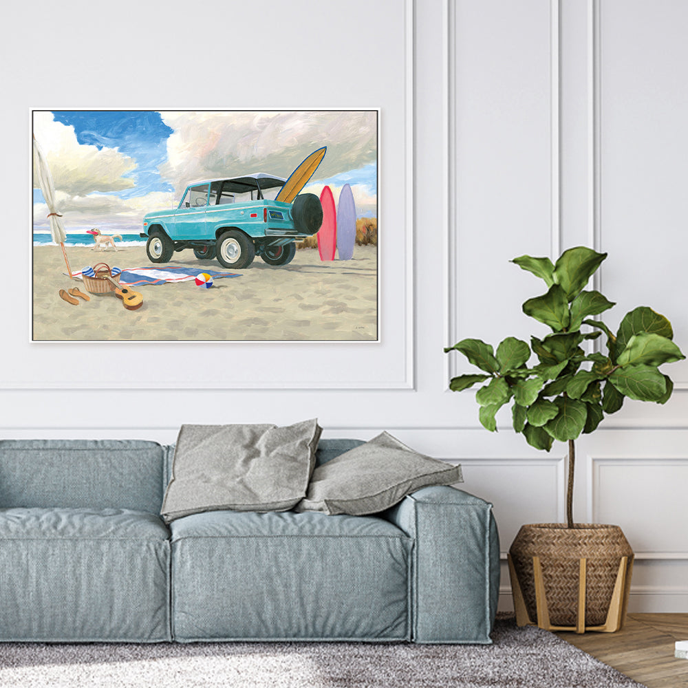 wall-art-print-canvas-poster-framed-Beach Ride, Style A-by-James Wiens-Gioia Wall Art