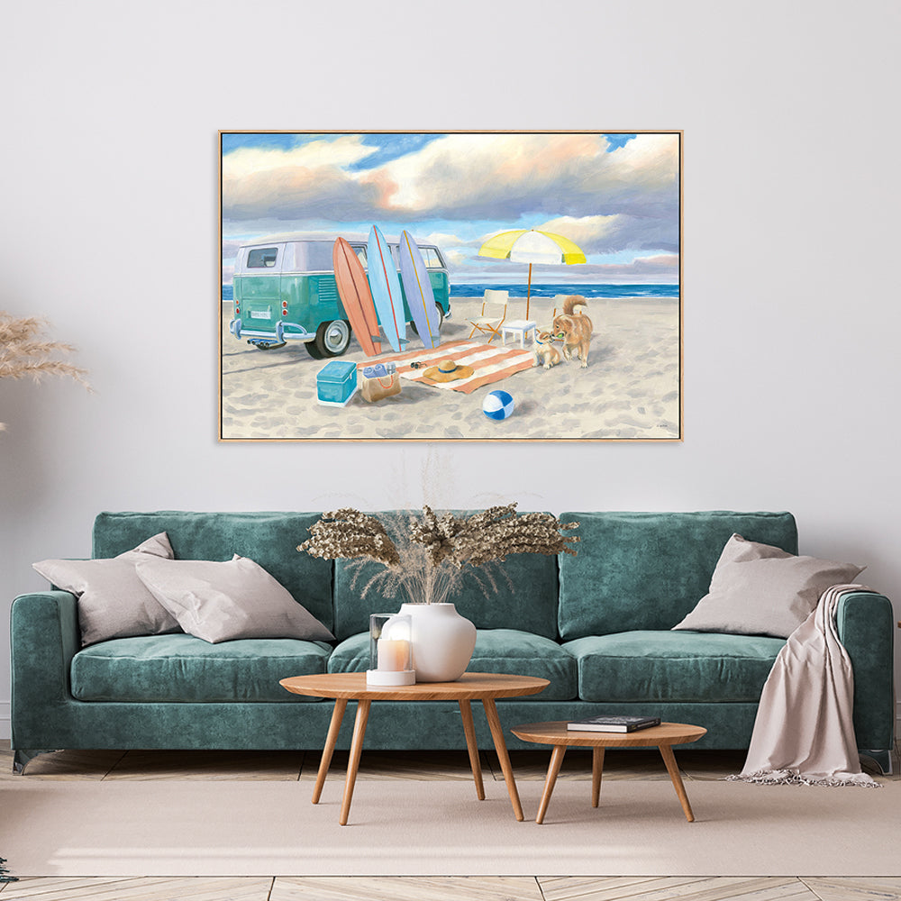 wall-art-print-canvas-poster-framed-Beach Ride, Style B-by-James Wiens-Gioia Wall Art