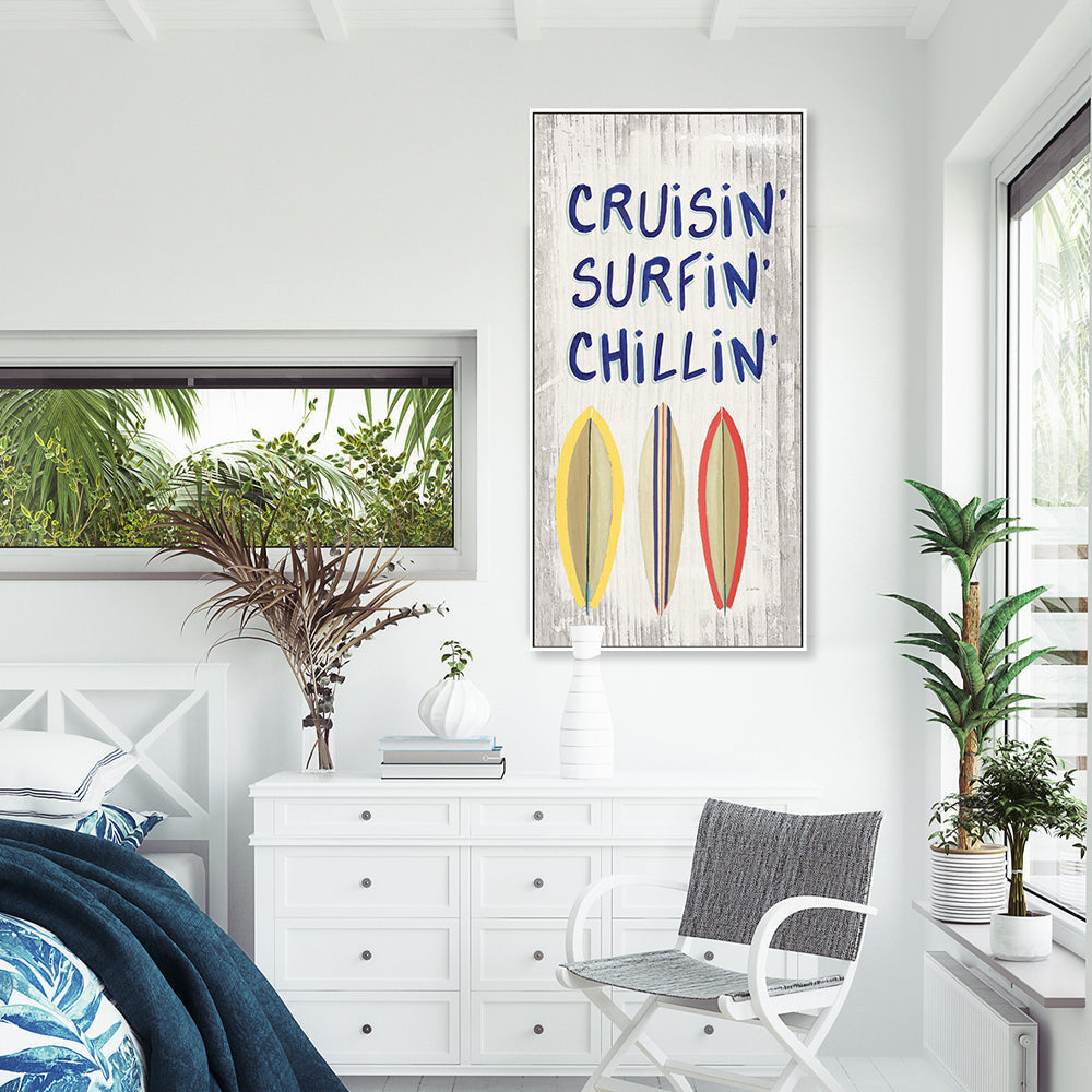 wall-art-print-canvas-poster-framed-Beach Time Surfboards-by-James Wiens-Gioia Wall Art