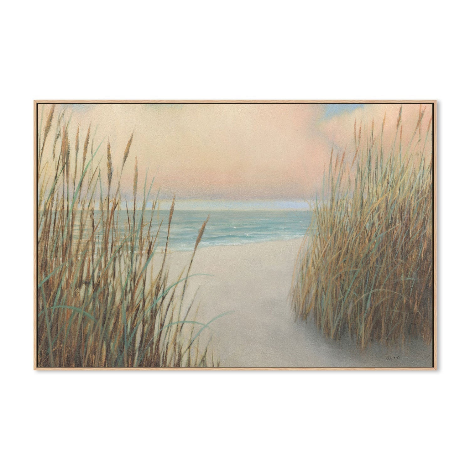 wall-art-print-canvas-poster-framed-Beach Trail, Style A-by-James Wiens-Gioia Wall Art