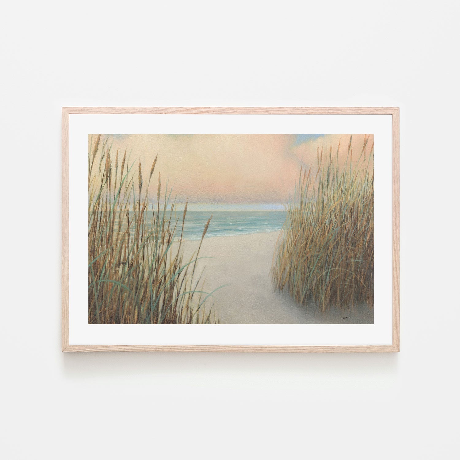wall-art-print-canvas-poster-framed-Beach Trail, Style A-by-James Wiens-Gioia Wall Art