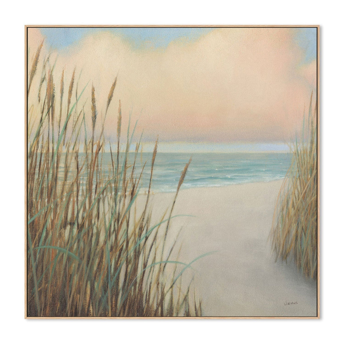wall-art-print-canvas-poster-framed-Beach Trail, Style B-by-James Wiens-Gioia Wall Art