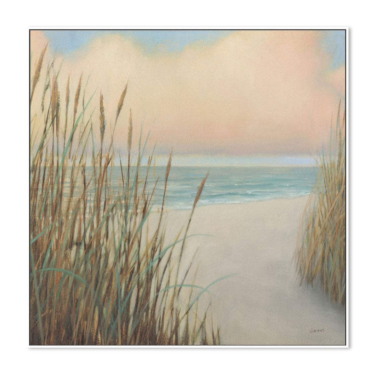wall-art-print-canvas-poster-framed-Beach Trail, Style B-by-James Wiens-Gioia Wall Art