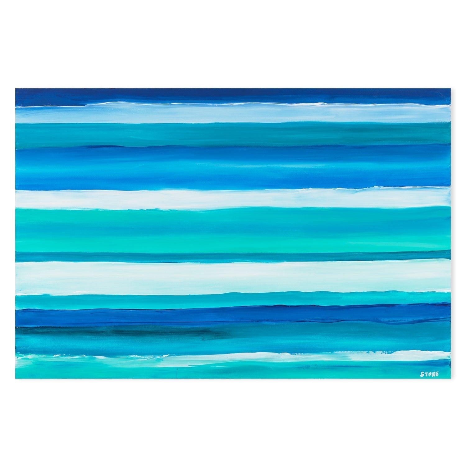 wall-art-print-canvas-poster-framed-Beach Waters, Style A , By Belinda Stone-GIOIA-WALL-ART