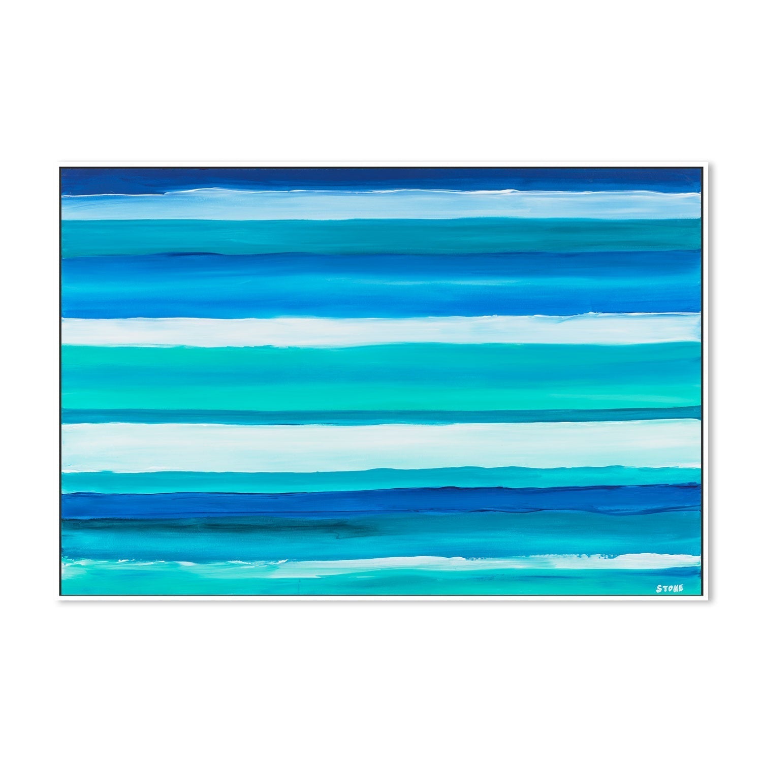 wall-art-print-canvas-poster-framed-Beach Waters, Style A , By Belinda Stone-GIOIA-WALL-ART
