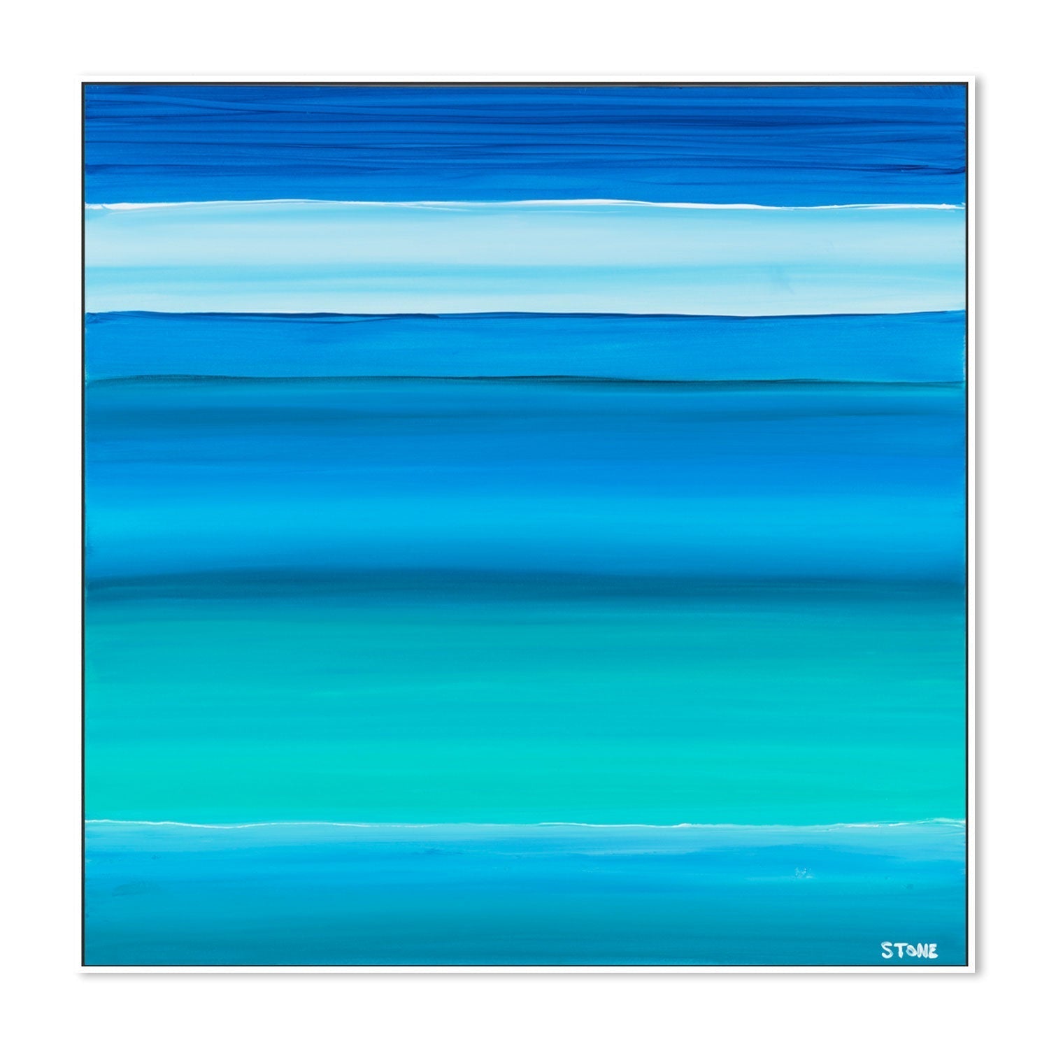 wall-art-print-canvas-poster-framed-Beach Waters, Style B , By Belinda Stone-GIOIA-WALL-ART