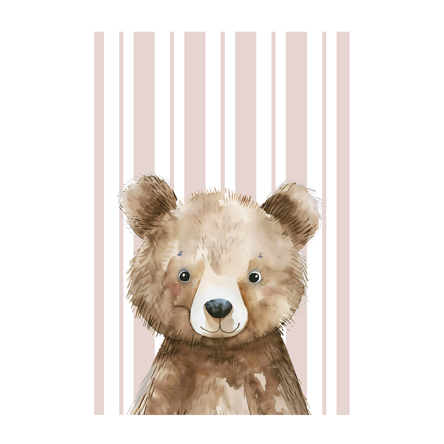 wall-art-print-canvas-poster-framed-Bear , By At Viv Home Prints-1