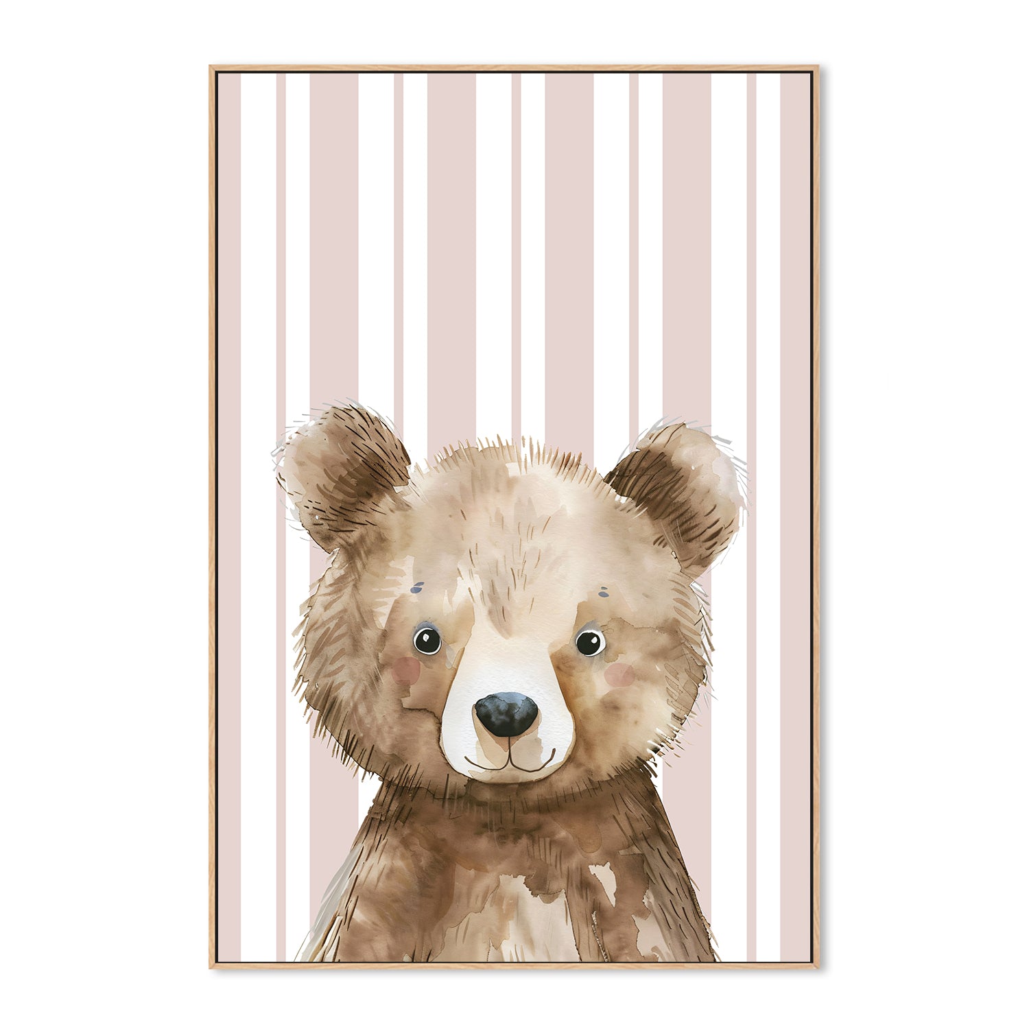 wall-art-print-canvas-poster-framed-Bear , By At Viv Home Prints-4