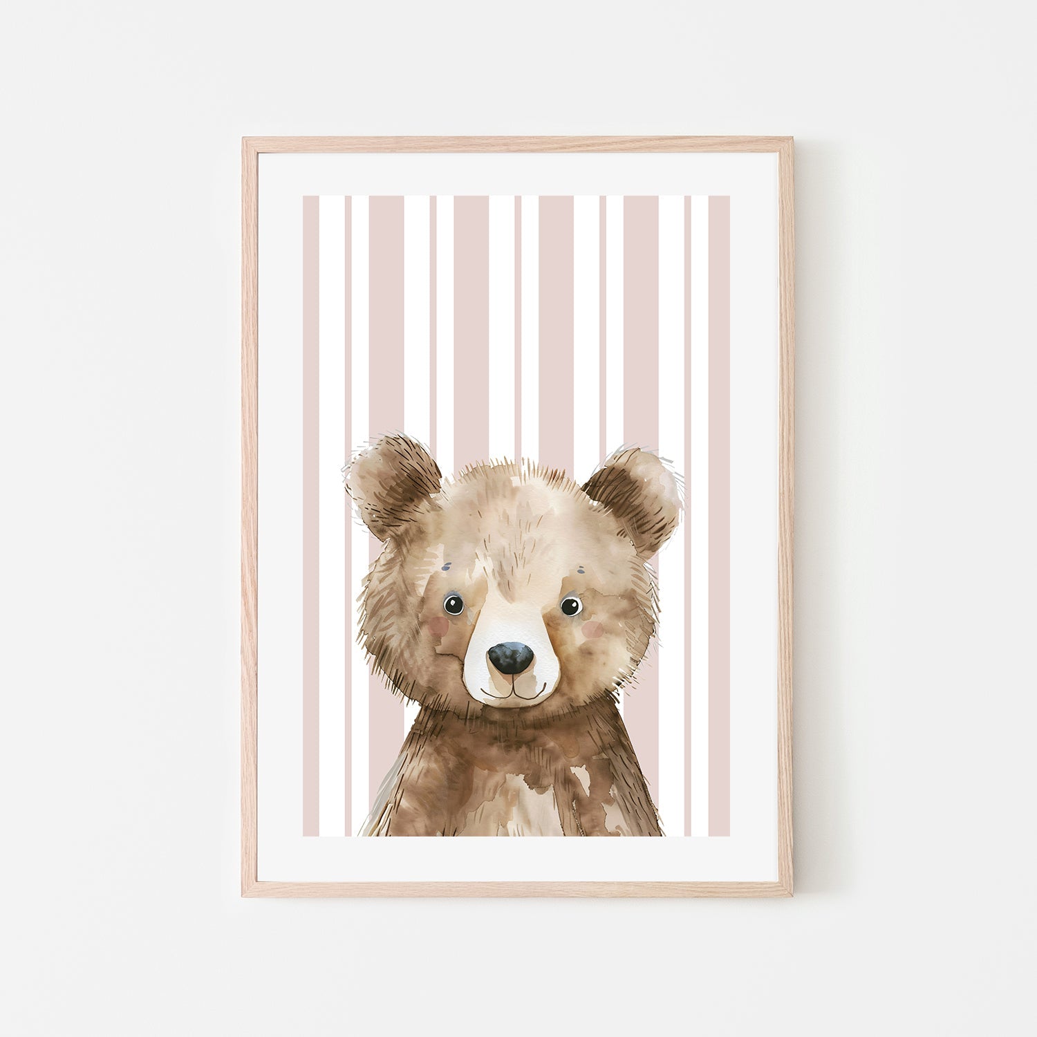 wall-art-print-canvas-poster-framed-Bear , By At Viv Home Prints-6
