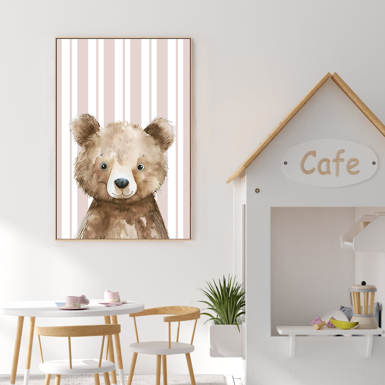 wall-art-print-canvas-poster-framed-Bear , By At Viv Home Prints-7