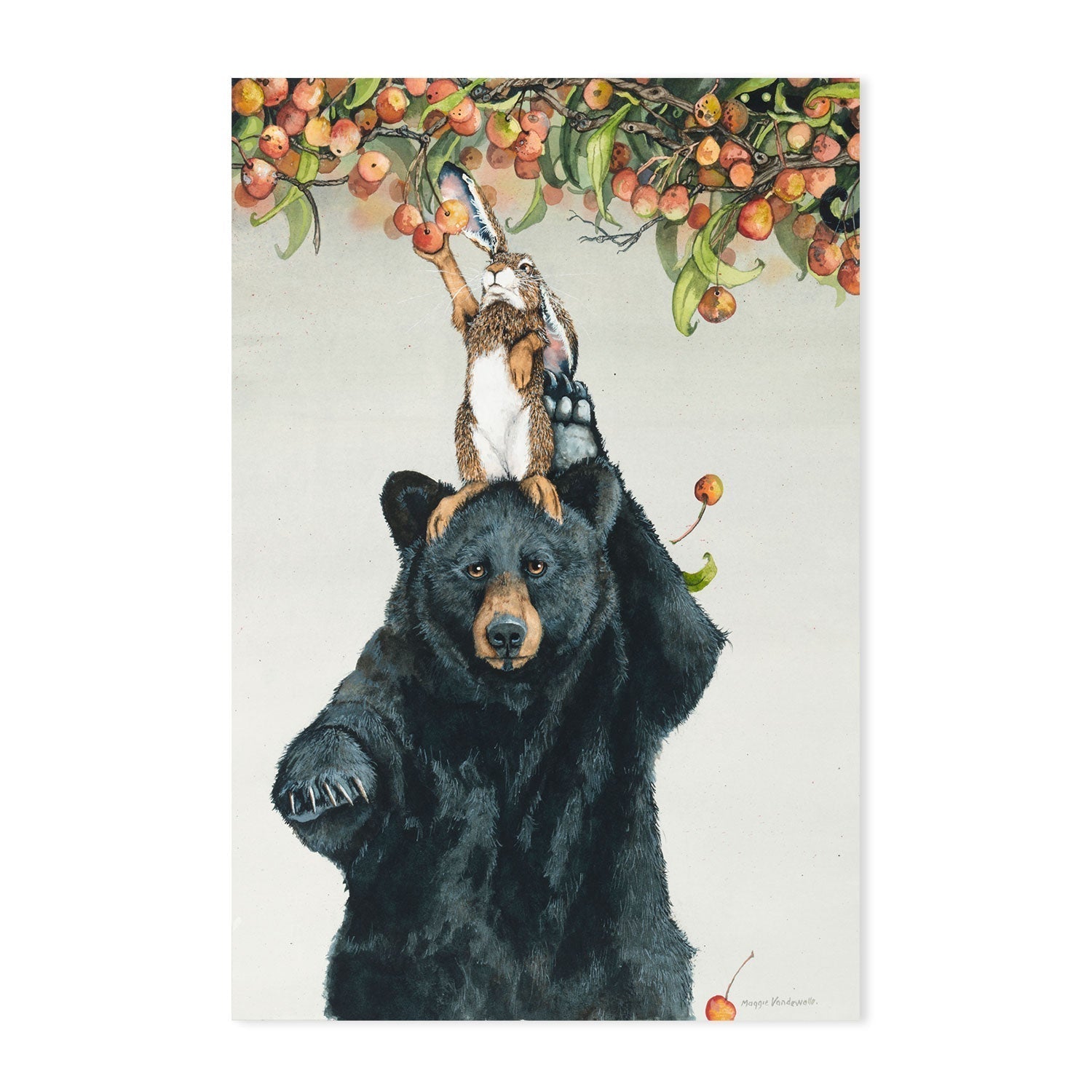 wall-art-print-canvas-poster-framed-Bearing Bunnies , By Maggie Vandewalle-GIOIA-WALL-ART