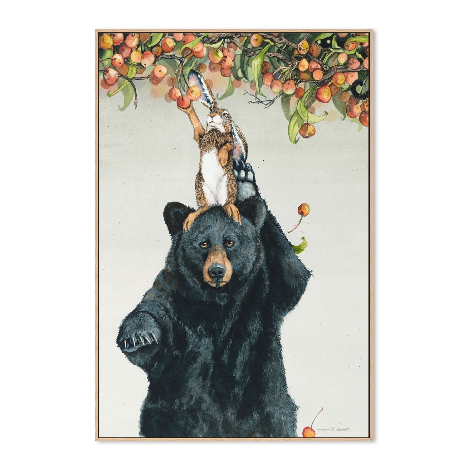 wall-art-print-canvas-poster-framed-Bearing Bunnies , By Maggie Vandewalle-GIOIA-WALL-ART