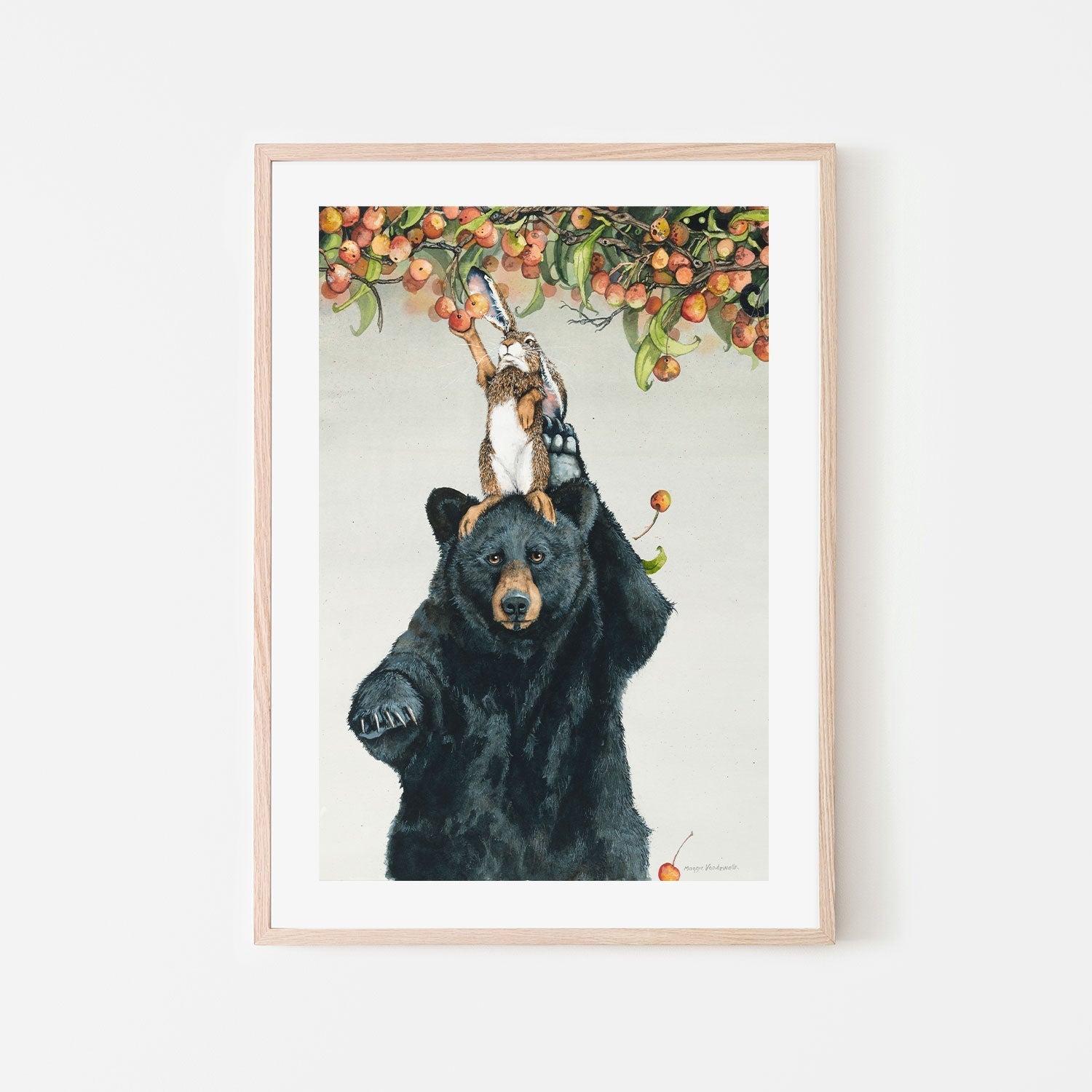 wall-art-print-canvas-poster-framed-Bearing Bunnies , By Maggie Vandewalle-GIOIA-WALL-ART