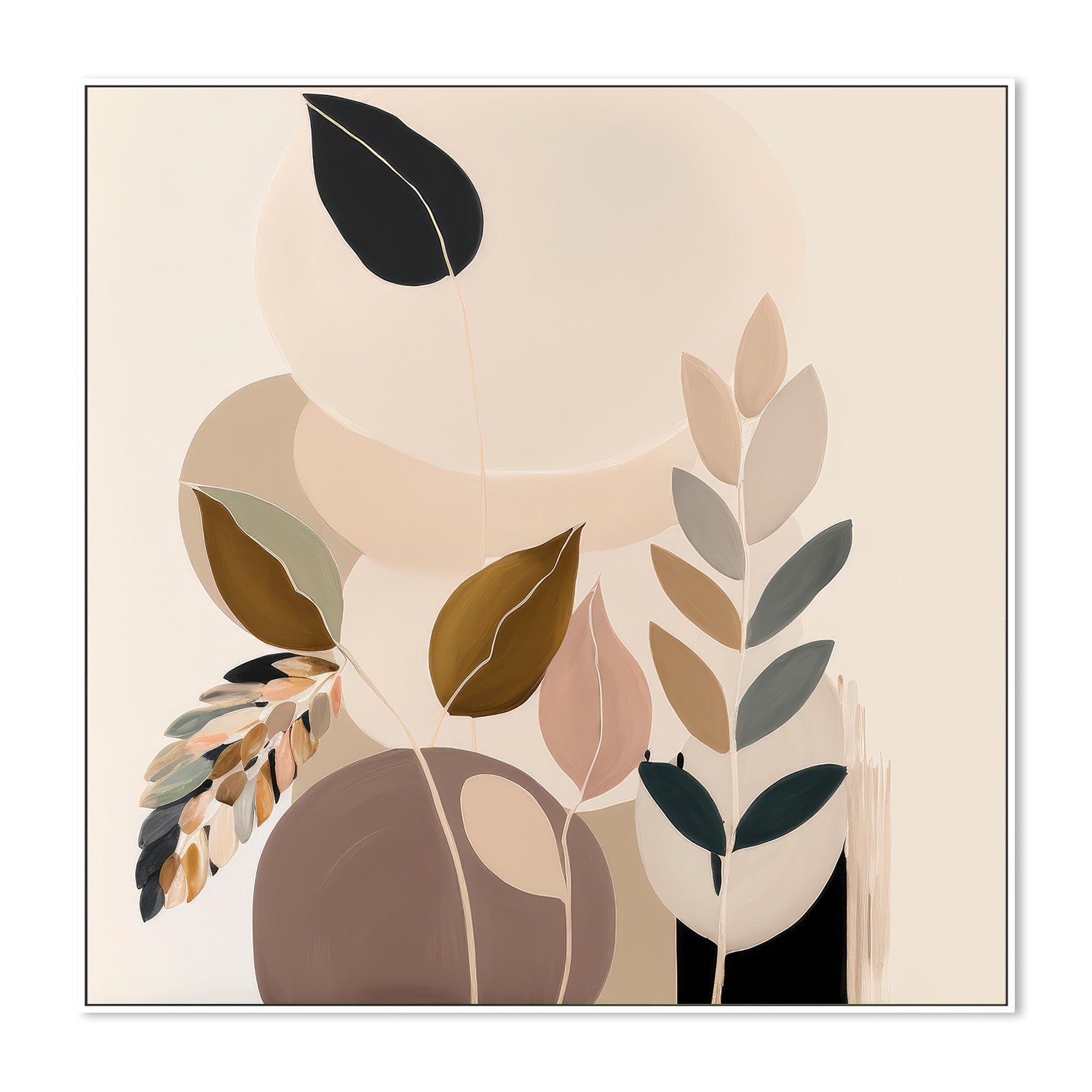 wall-art-print-canvas-poster-framed-Beauty in Beige Fauna , By Bella Eve-5