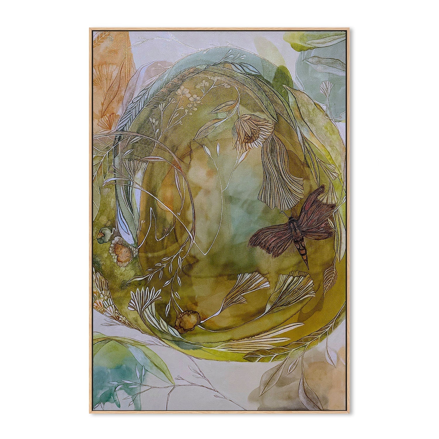 wall-art-print-canvas-poster-framed-Bedtime Stories , By Mishel Schwartz-4