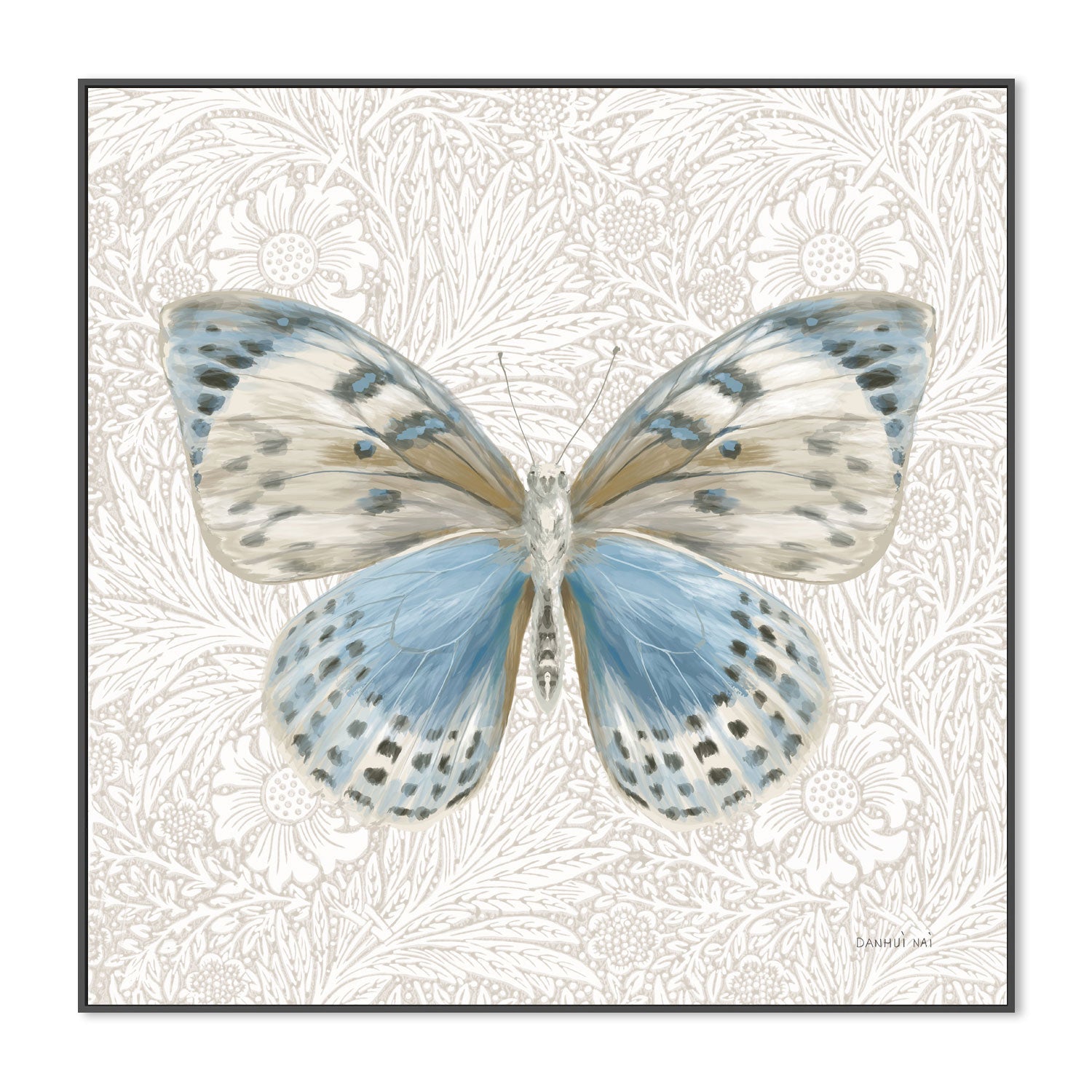 wall-art-print-canvas-poster-framed-Beetles and Butterflies , By Danhui Nai-3