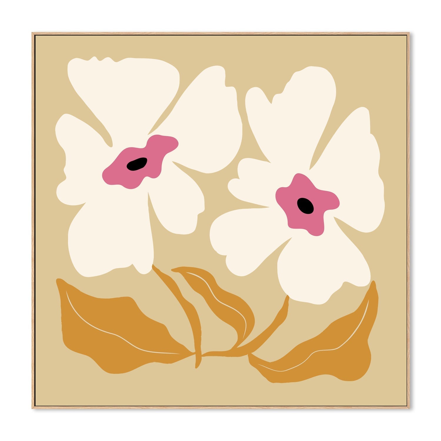 wall-art-print-canvas-poster-framed-Big Blooming, Style F , By Miho Art Studio , By Miho Art Studio-4