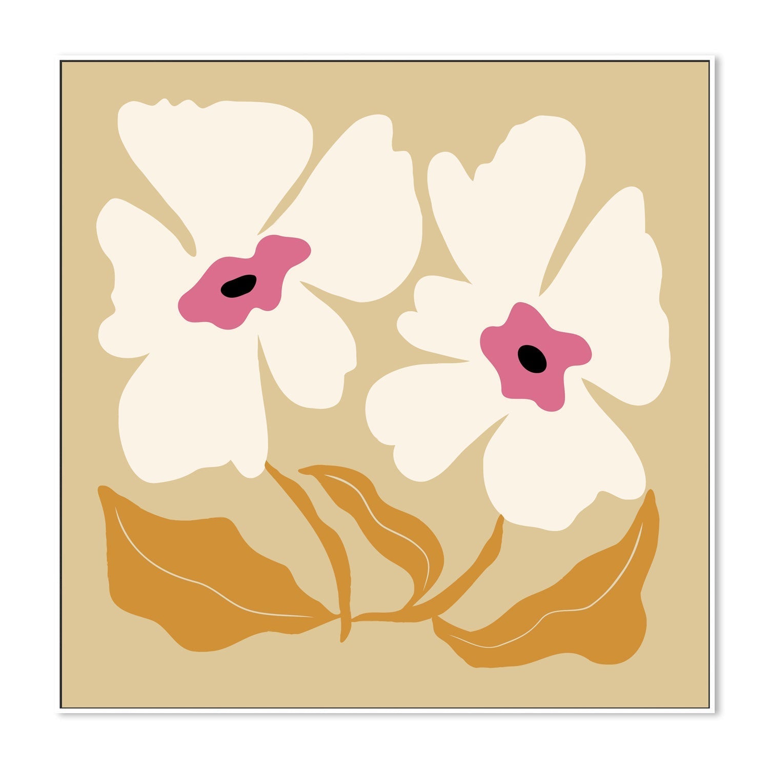 wall-art-print-canvas-poster-framed-Big Blooming, Style F , By Miho Art Studio , By Miho Art Studio-5