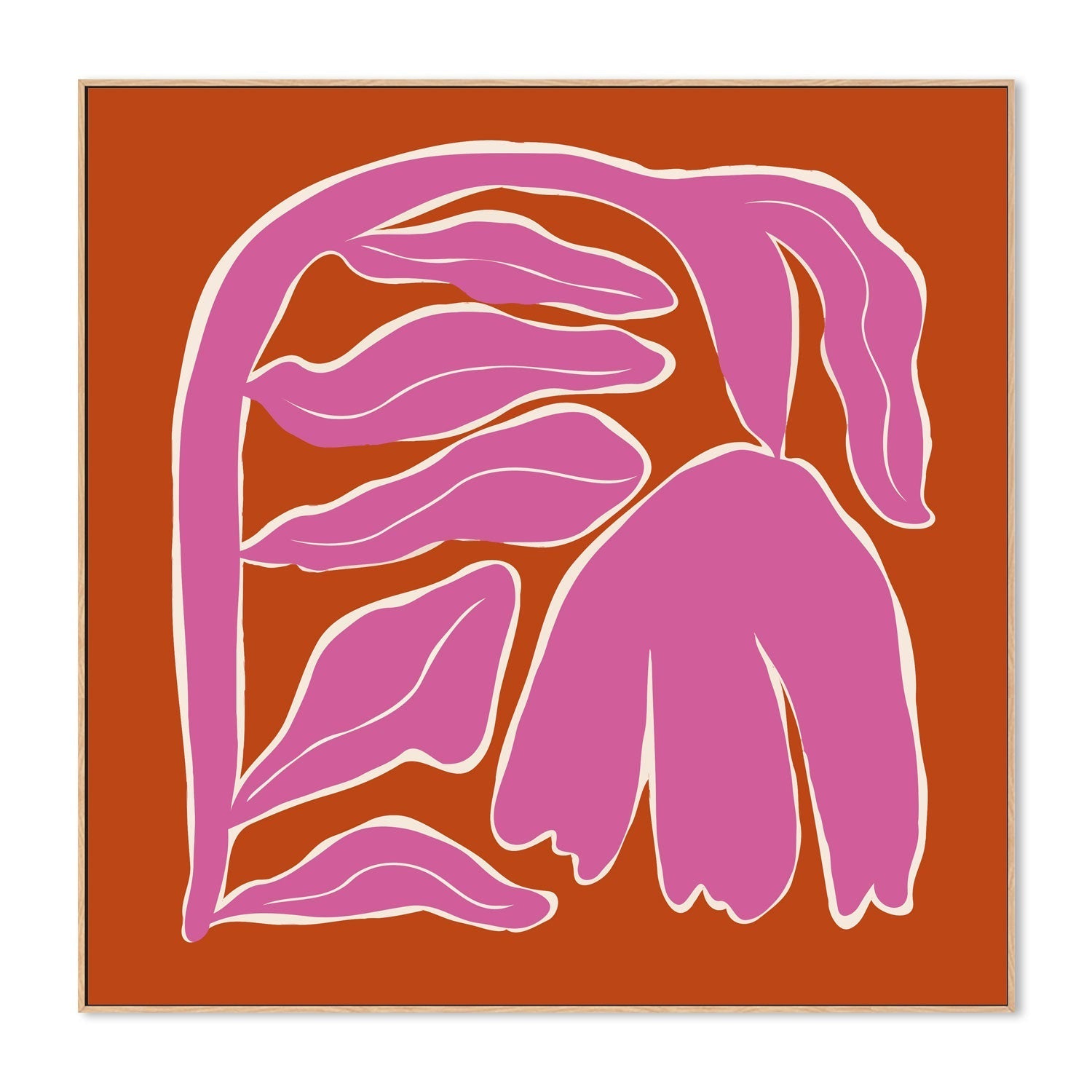 wall-art-print-canvas-poster-framed-Big Blooming, Style G , By Miho Art Studio , By Miho Art Studio-4