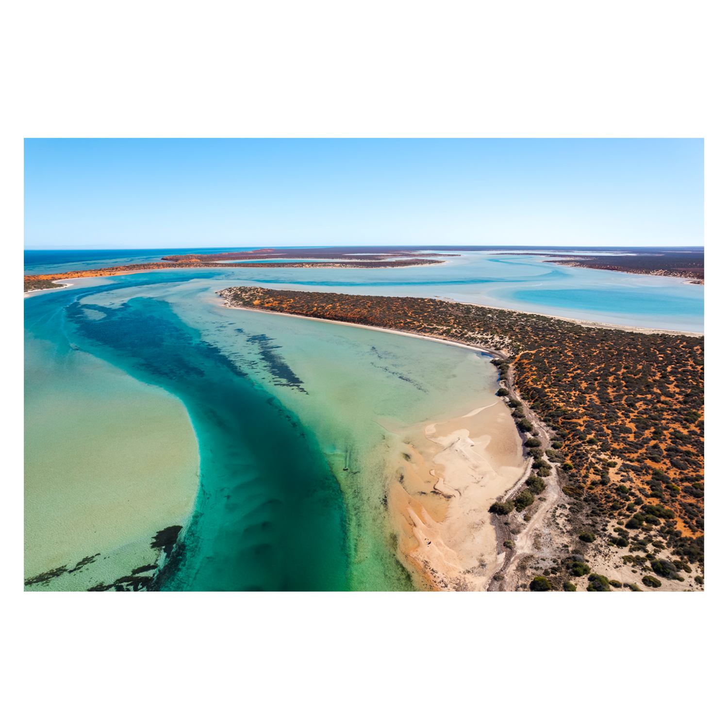 wall-art-print-canvas-poster-framed-Big Lagoon, Shark Bay, Style A , By Maddison Harris-1
