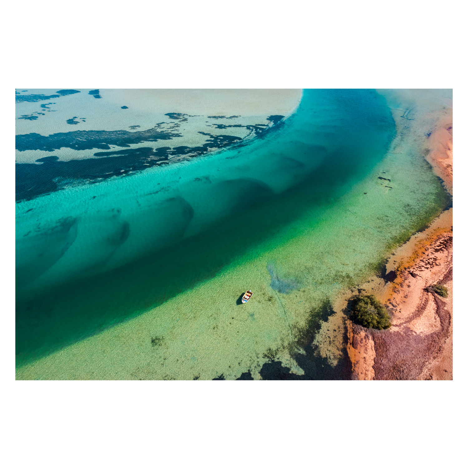 wall-art-print-canvas-poster-framed-Big Lagoon, Shark Bay, Style B , By Maddison Harris-1