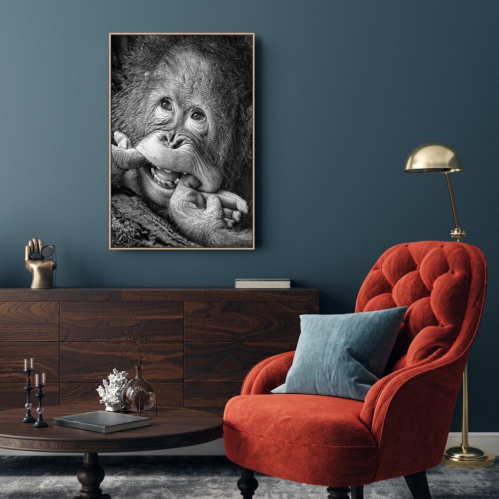 wall-art-print-canvas-poster-framed-Big Smile....Please By Angela Muliani Hartojo-by-Plus X Studio-Gioia Wall Art