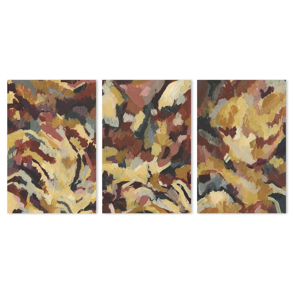 wall-art-print-canvas-poster-framed-Big Sur Abstract, Set Of 3-by-Emily Wood-Gioia Wall Art