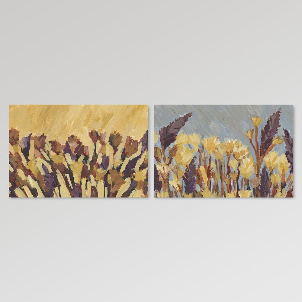 wall-art-print-canvas-poster-framed-Big Sur Blooms, Set Of 2-by-Emily Wood-Gioia Wall Art