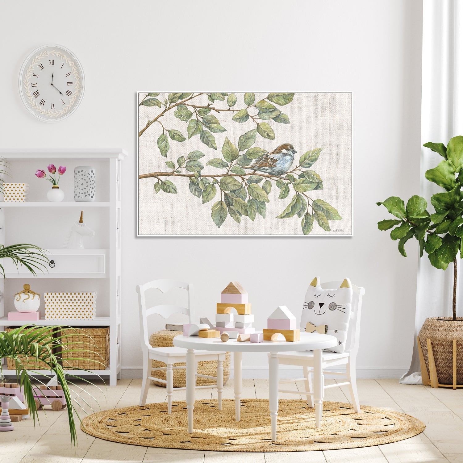 wall-art-print-canvas-poster-framed-Birch On A Branch , By Leslie Trimbach-7