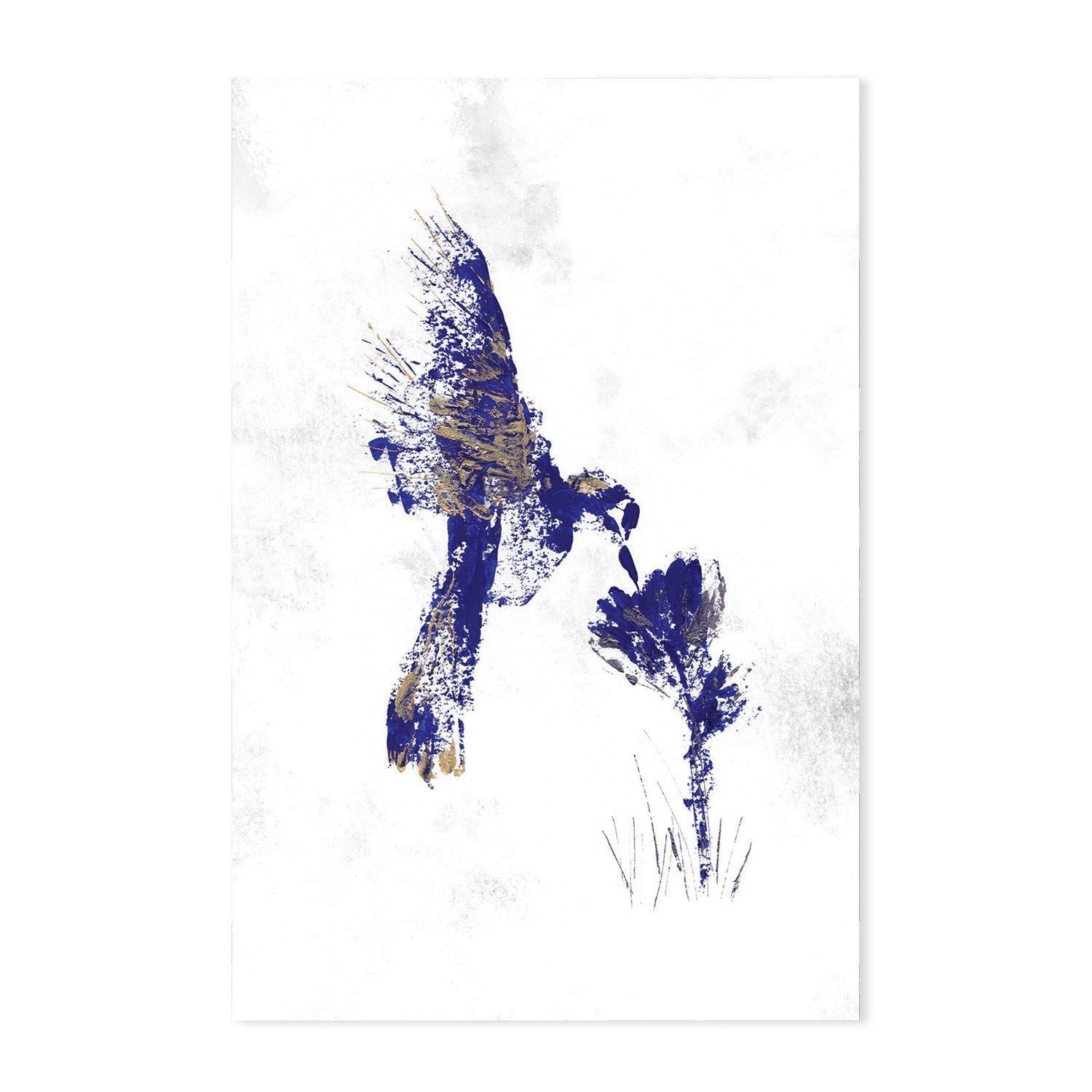 wall-art-print-canvas-poster-framed-Bird Flutter, Style A & B, Set Of 2 , By Danushka Abeygoda-GIOIA-WALL-ART