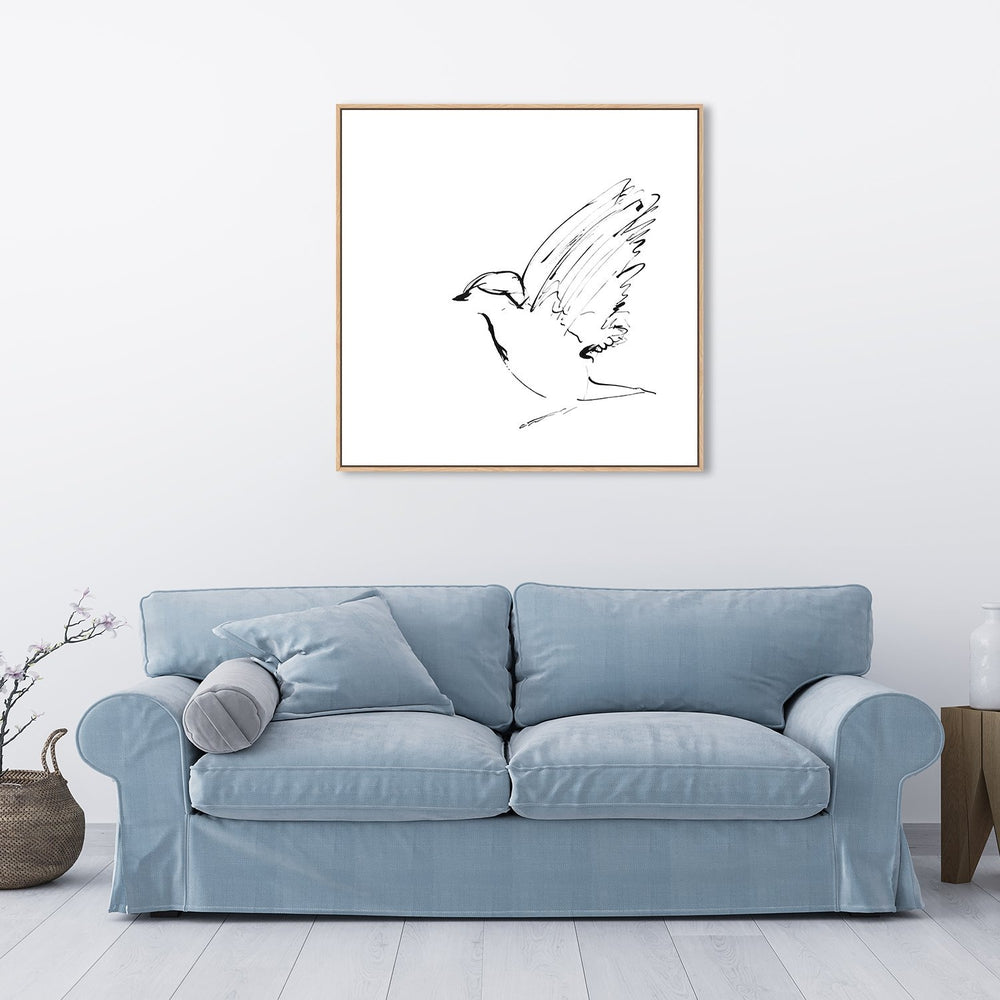 wall-art-print-canvas-poster-framed-Bird Sketch-by-Danushka Abeygoda-Gioia Wall Art