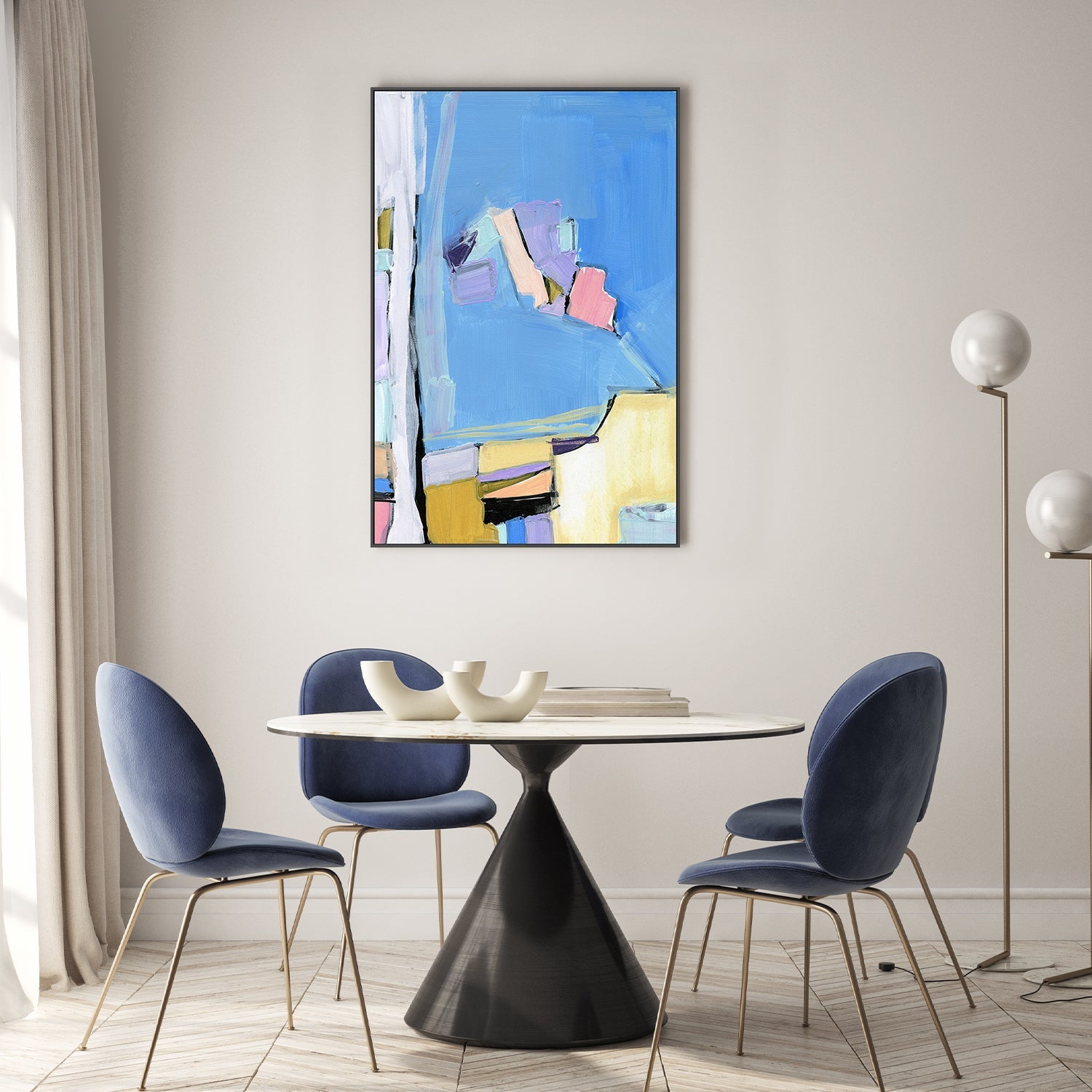 wall-art-print-canvas-poster-framed-Birds Eye View, Style B-7