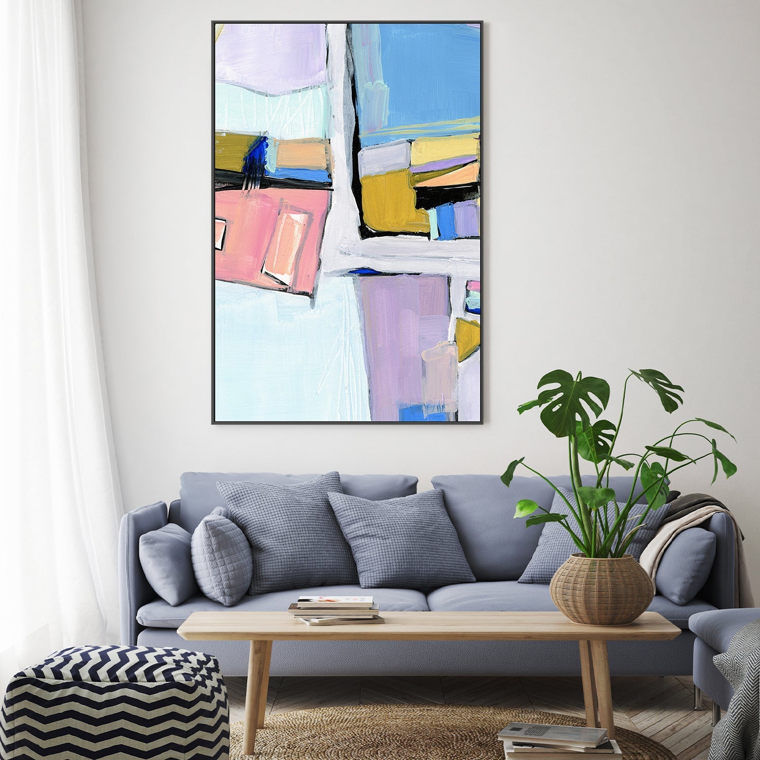 wall-art-print-canvas-poster-framed-Birds Eye View, Style C-7