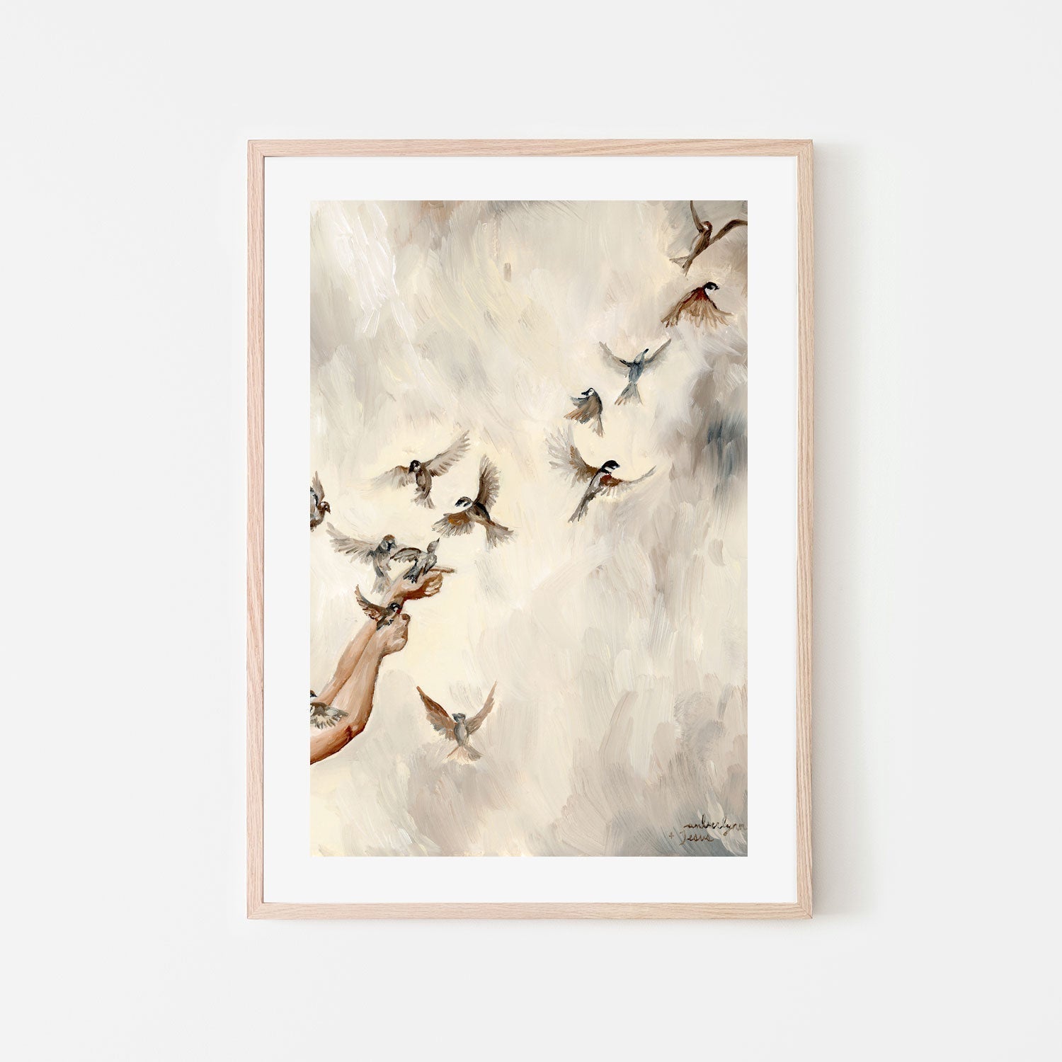 wall-art-print-canvas-poster-framed-Birds in Flight , By Amberlynn Lillie-6